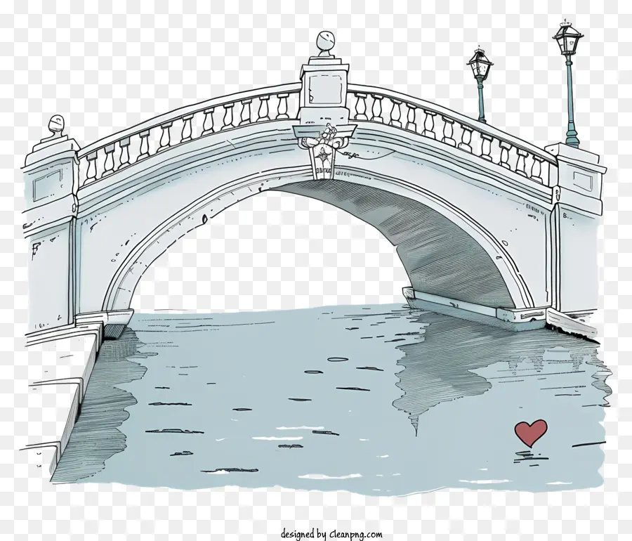 الجسر，الماء PNG