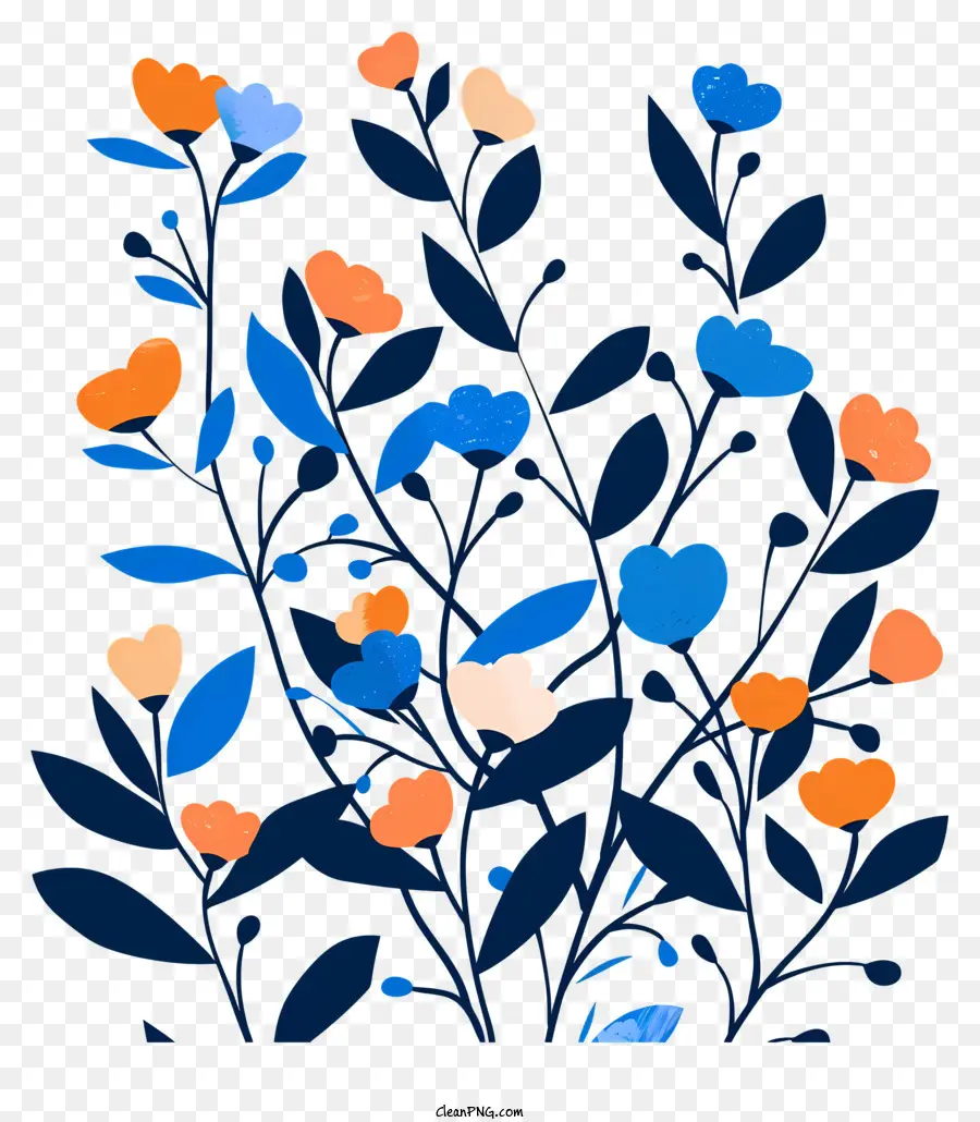 الزهرة الزرقاء，سرير زهرة ، PNG