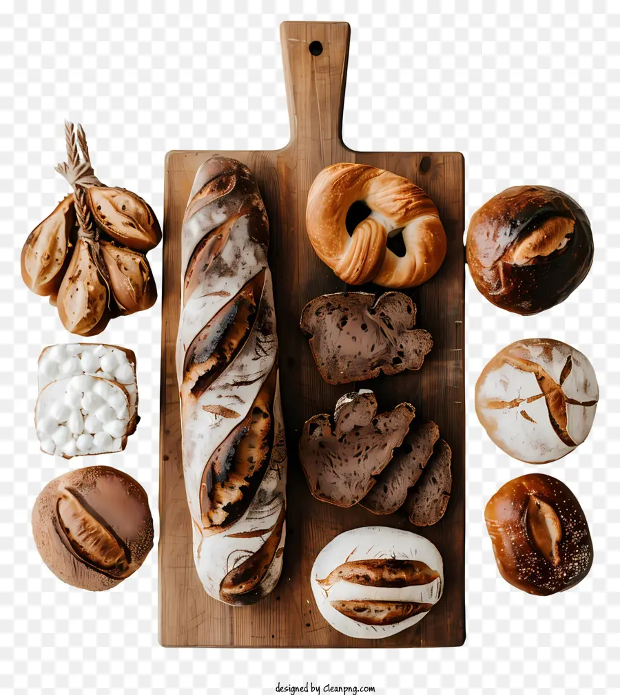 الخبز，السلع المخبوزة PNG