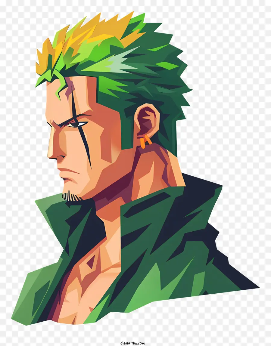 Ridge Day Ece Rorono Zoro，أنيمي PNG