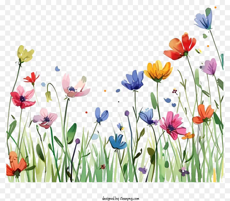 مرحبا الربيع，الزهور PNG