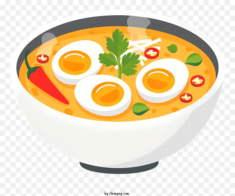 حساء البيض التايلاندي，شوربة PNG
