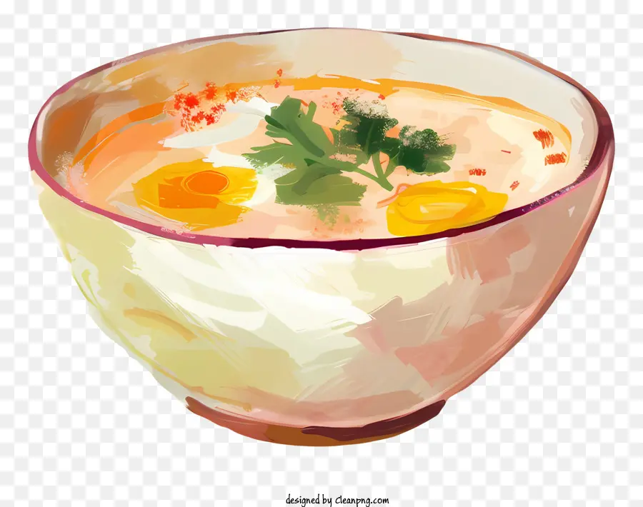 حساء البيض التايلاندي，شوربة PNG