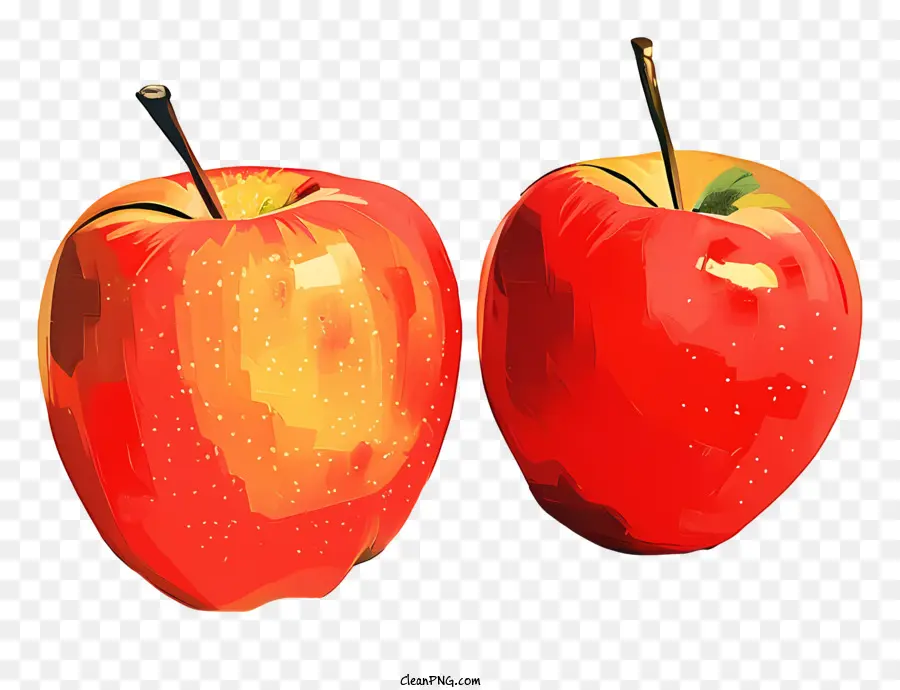 التفاح الأحمر，اللوحة PNG