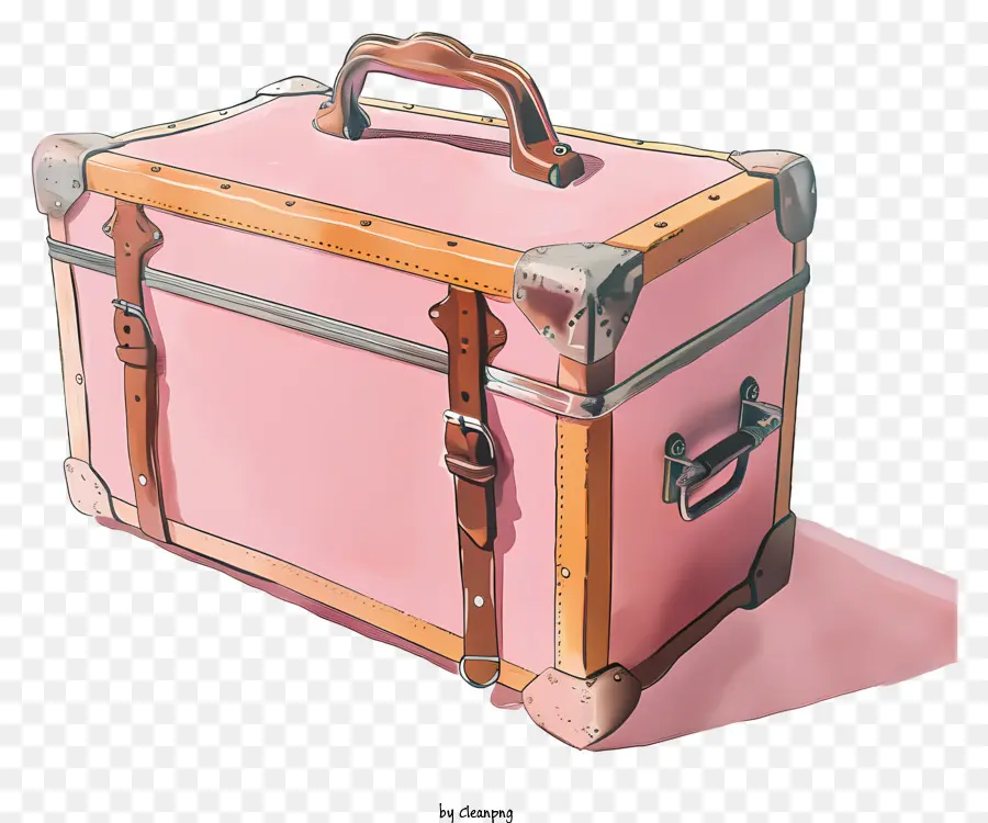 الأمتعة，الوردي حقيبة PNG