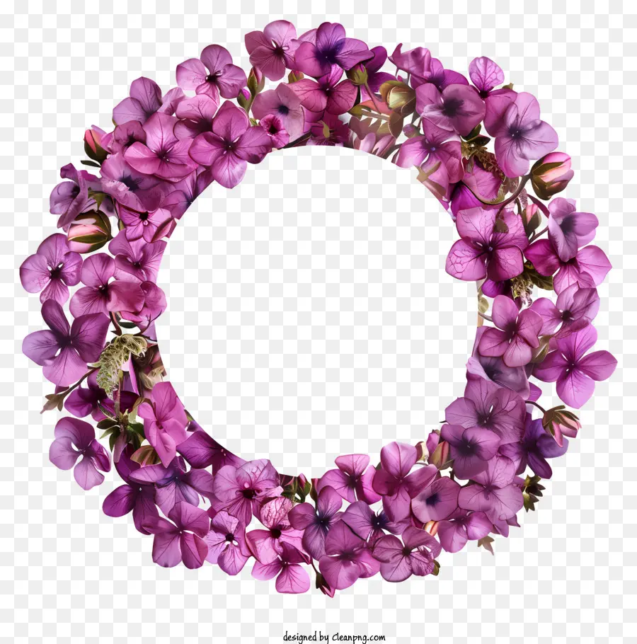 الزهور دائرة，اكليلا من الزهور PNG