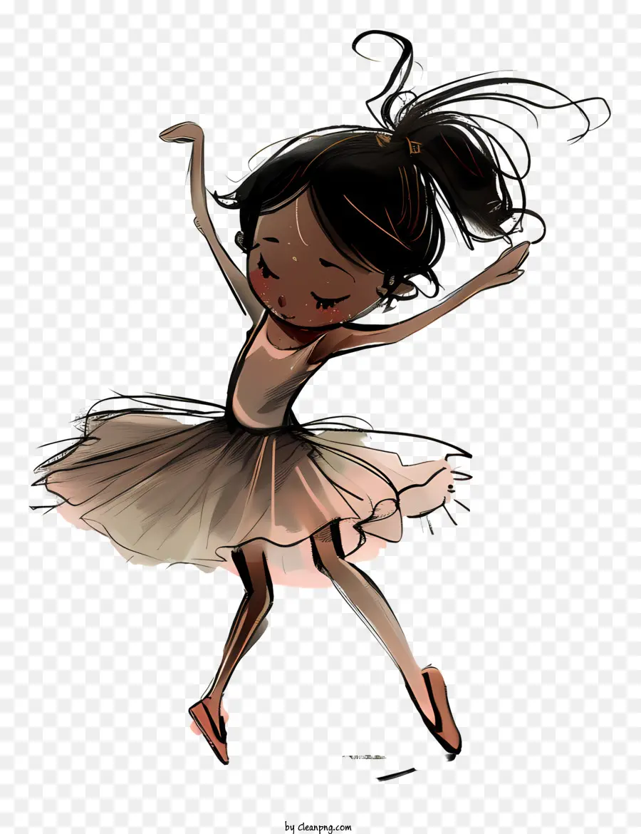 فتاة ترقص باليه，راقصة الباليه PNG