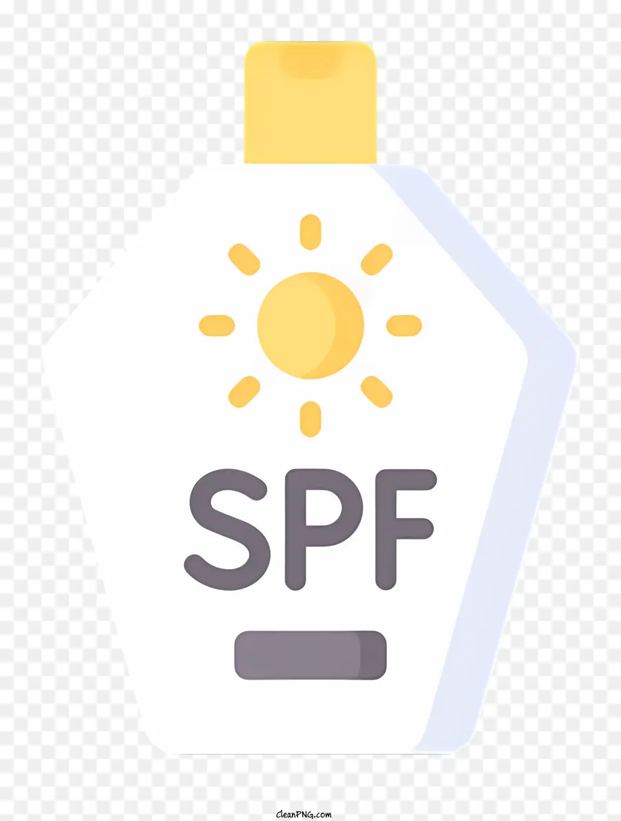 واقي الشمس，زجاجة Spf PNG