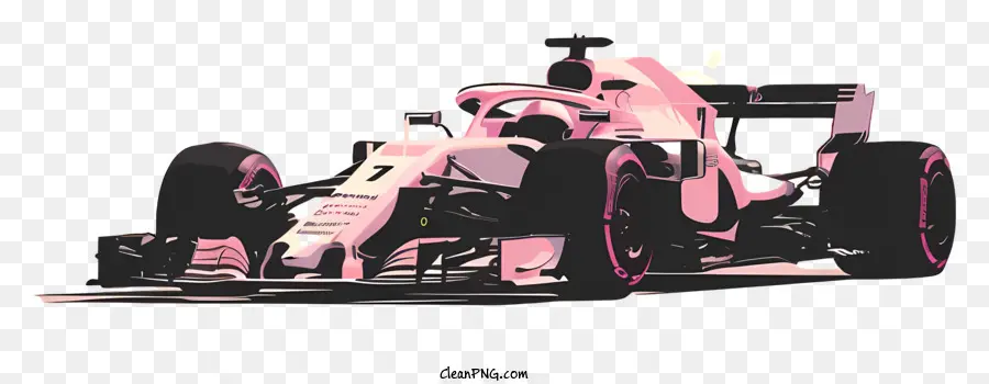 سيارة الفورمولا 1，سيارة السباق الوردي PNG