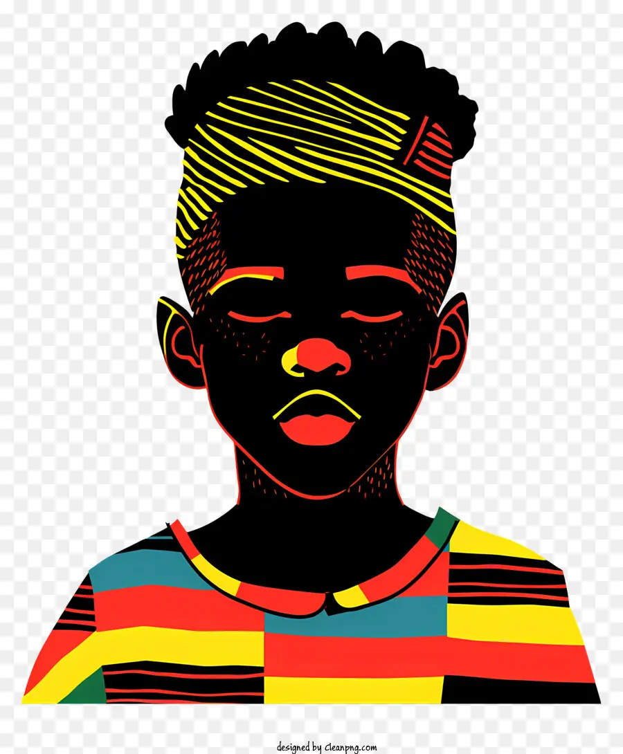 فتى أفريقي，صورة PNG