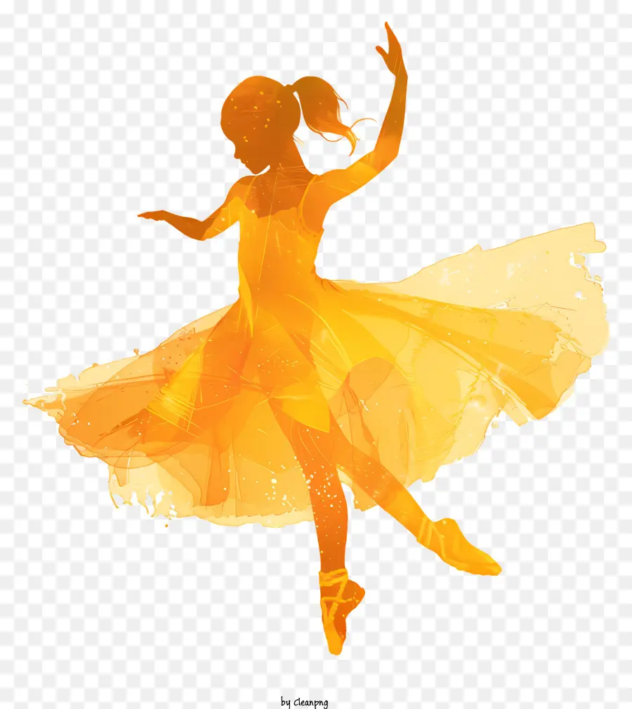 فتاة صغيرة ترقص باليه，الرقص PNG