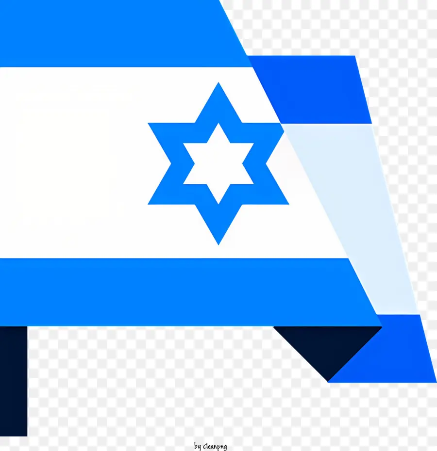 علم إسرائيل，نجمة داود PNG