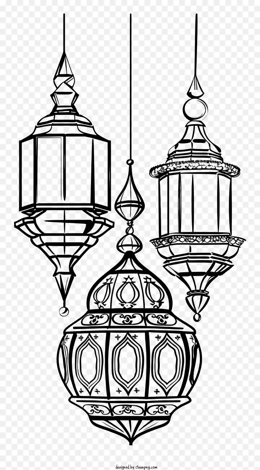 المصباح الإسلامي，شنقا المصابيح PNG