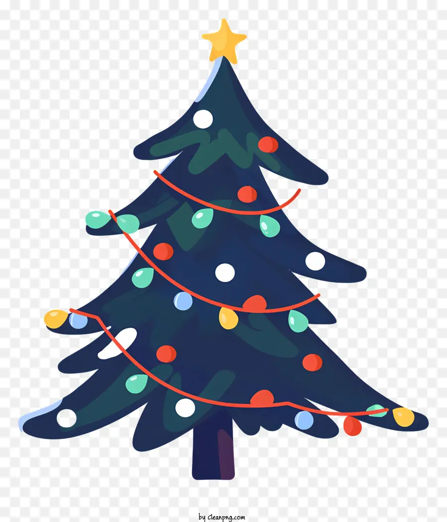 شجرة عيد الميلاد مع إكليل，شجرة عيد الميلاد PNG