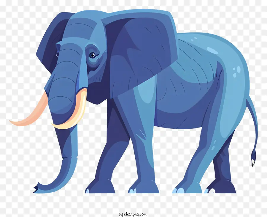 الفيل，الفيل الأزرق PNG