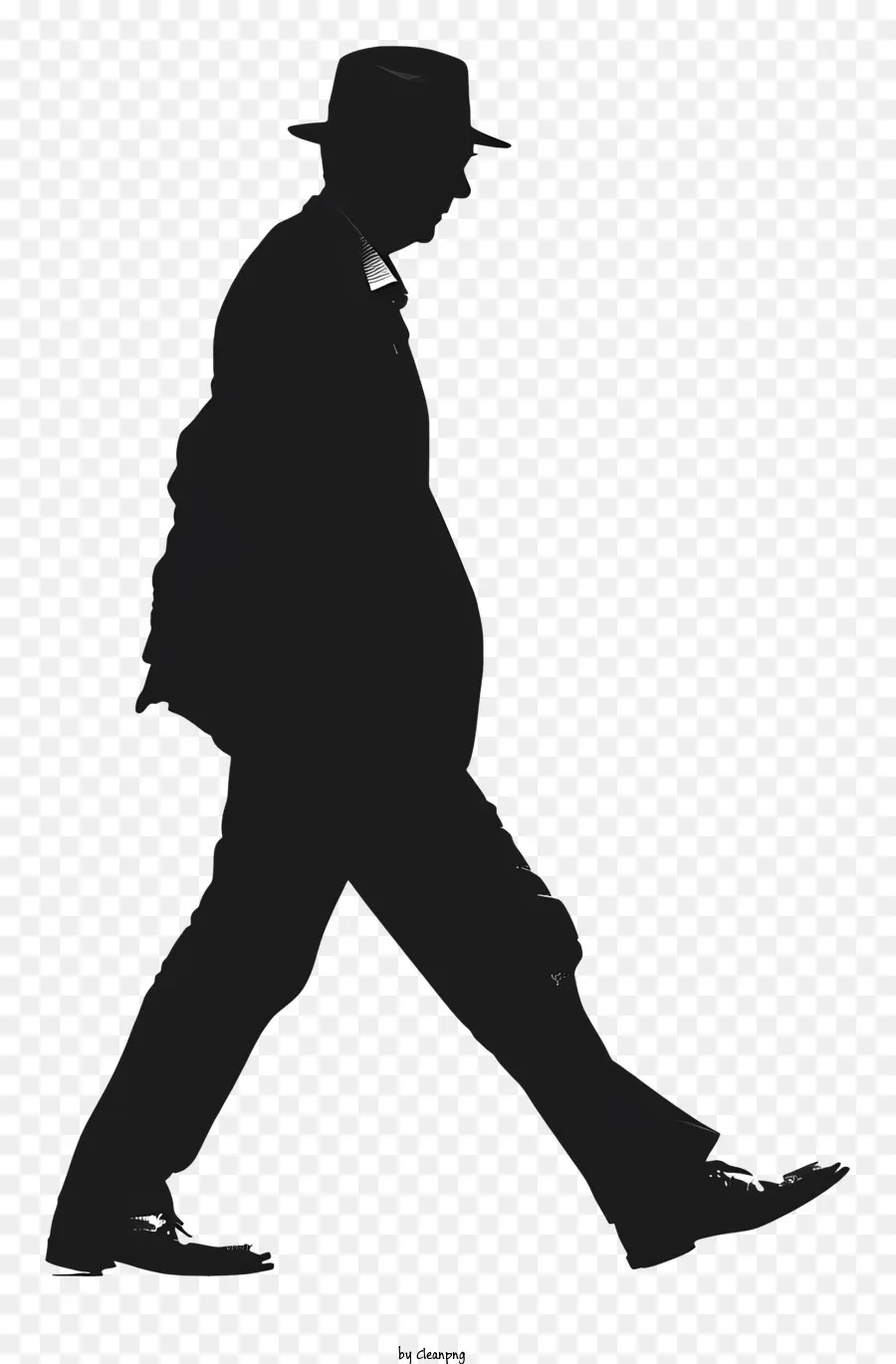 رجل يمشي صورة ظلية，الرجل PNG