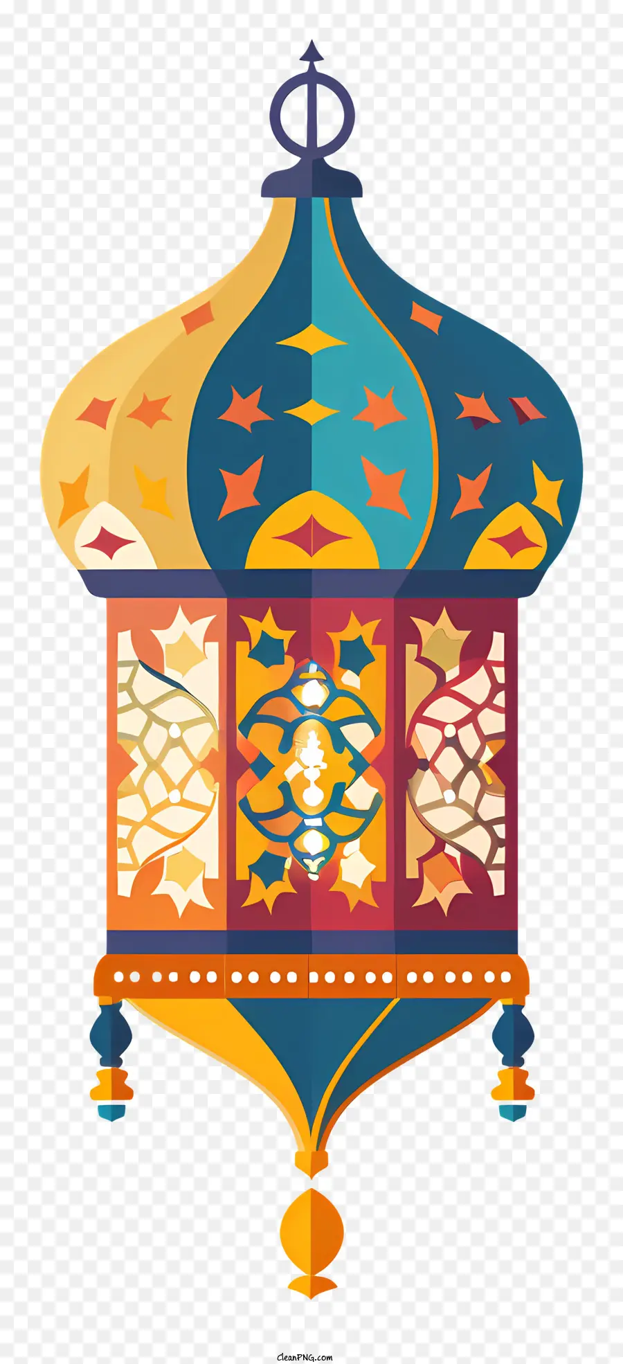 المصباح الإسلامي，زخرفة الديكور PNG