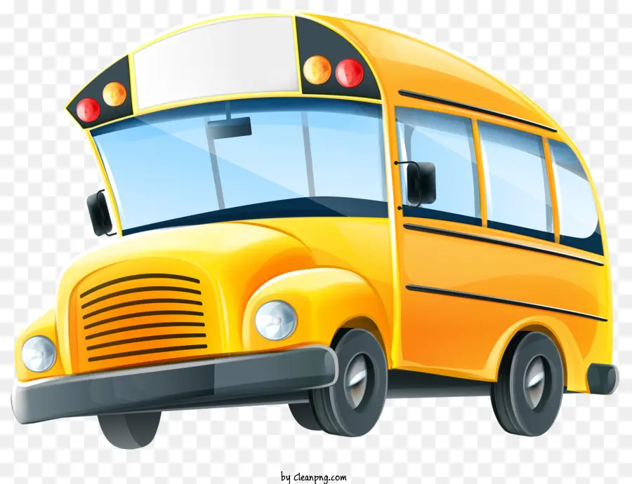 الحافلة المدرسية，الحافلة الصفراء PNG