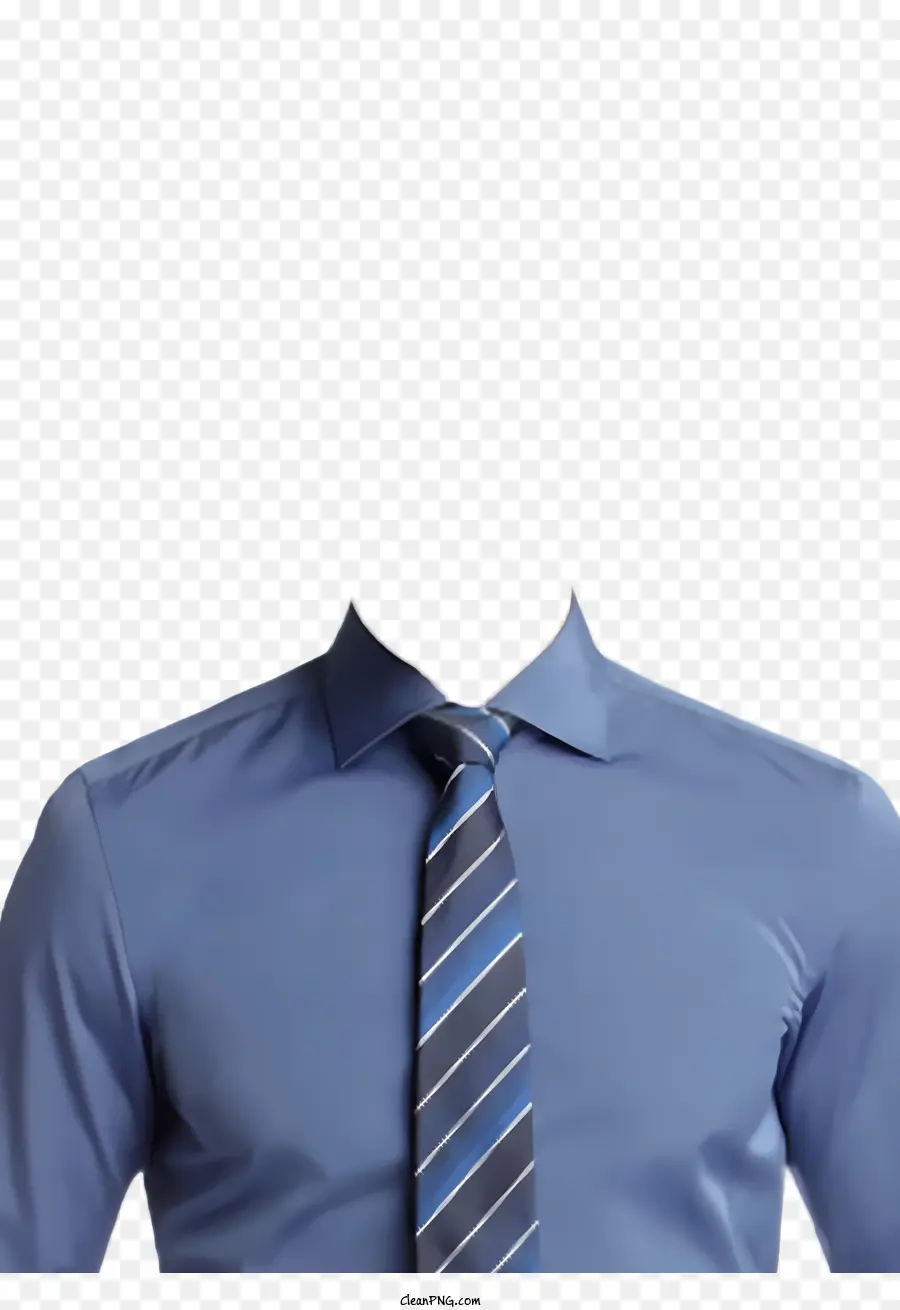 الملابس الأعمال，قميص أزرق PNG