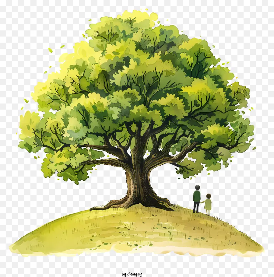 يوم الشجرة，شجرة البلوط PNG
