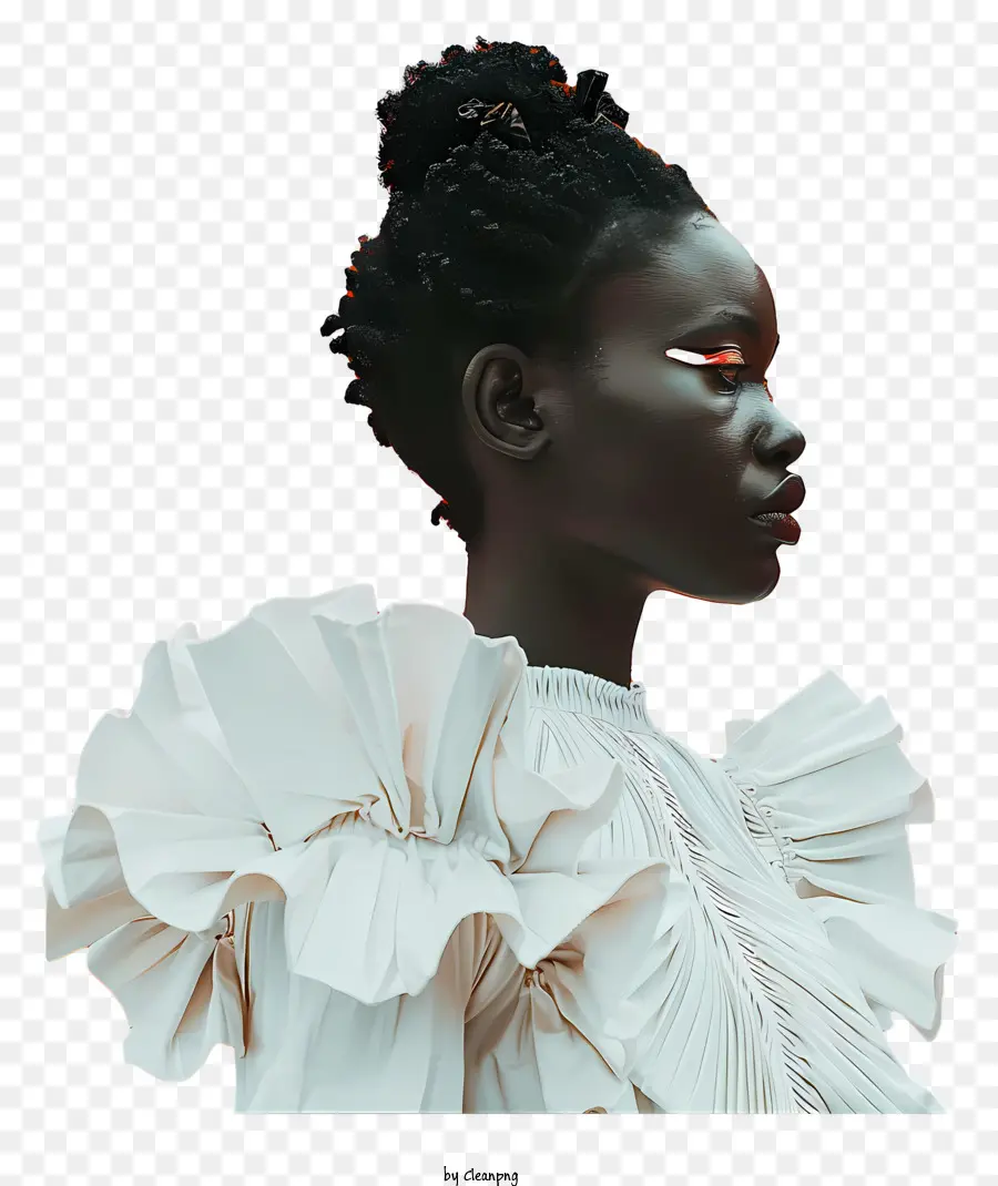 أنثى الفن，امرأة سوداء PNG