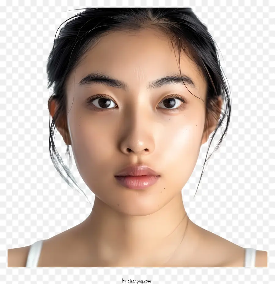 وجه امرأة آسيوية，امرأة PNG