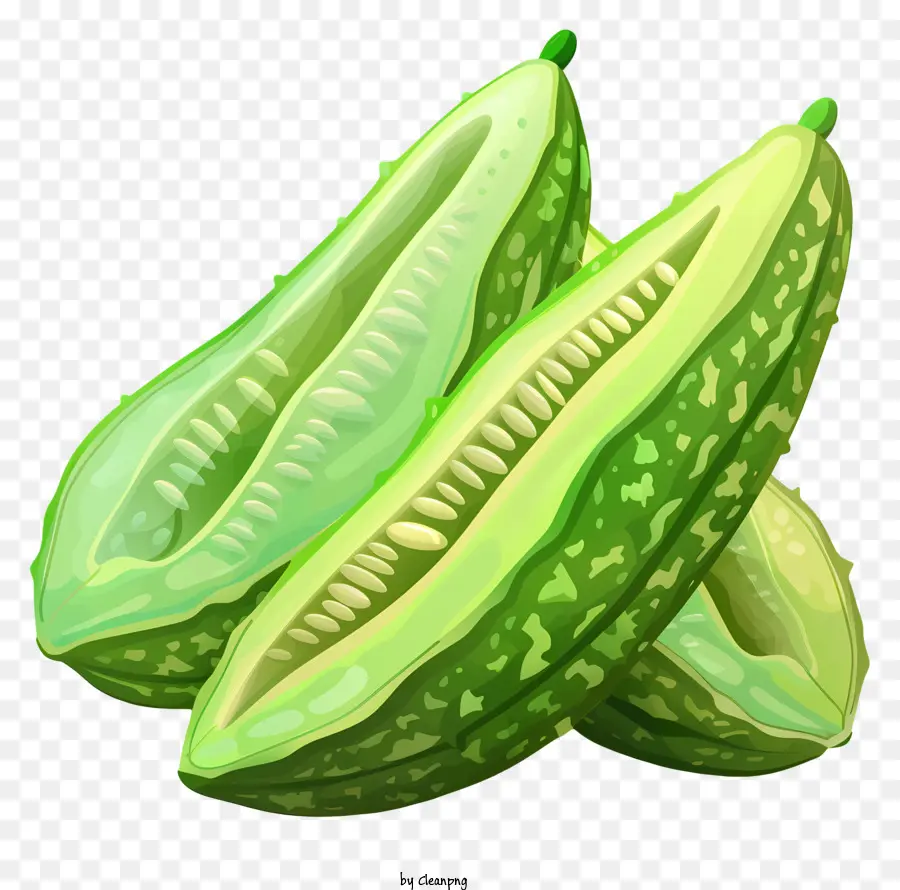 البطيخ المر，الخيار الأخضر PNG