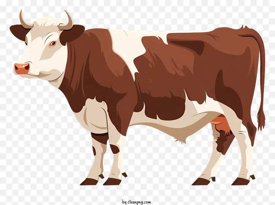 هيرفورد الماشية，البقرة PNG