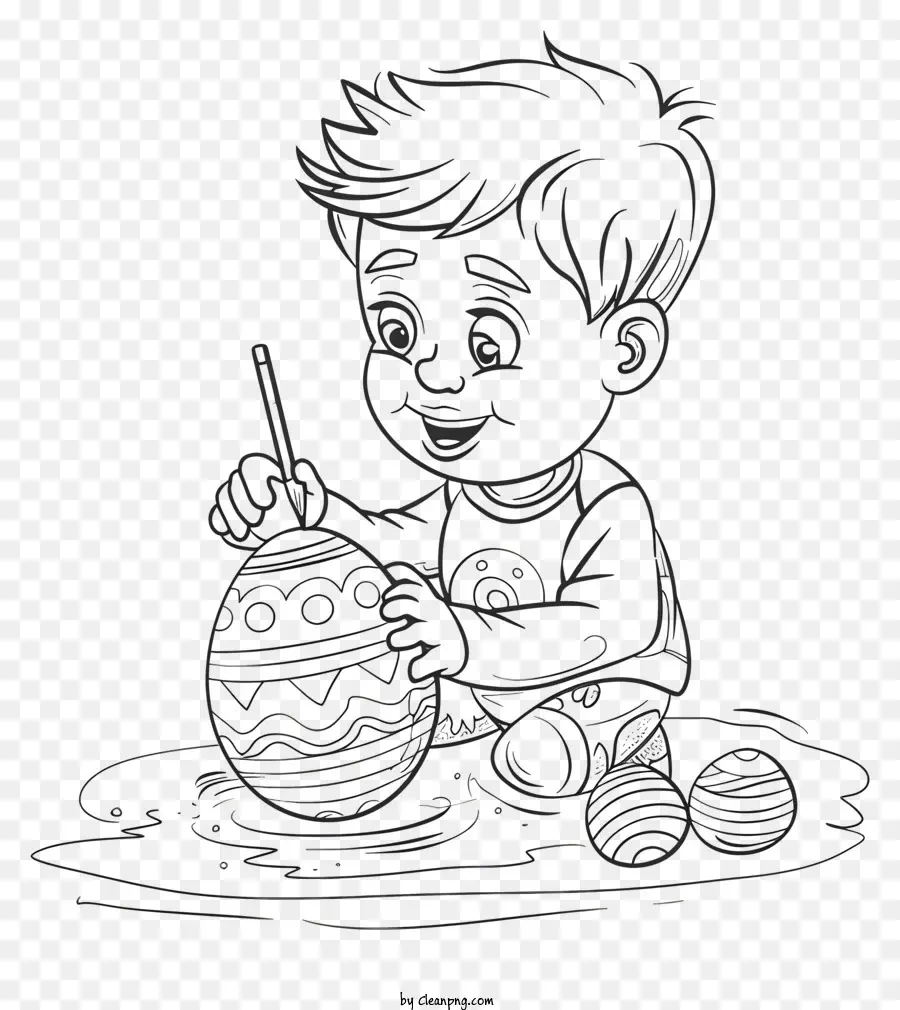 تلوين بيض عيد الفصح，اللوحة PNG