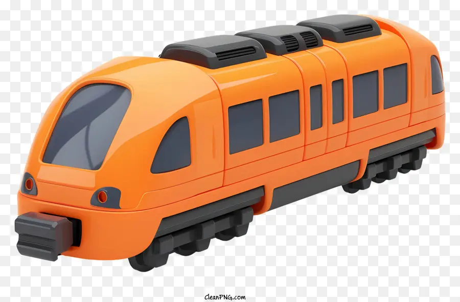القطار，البرتقال PNG