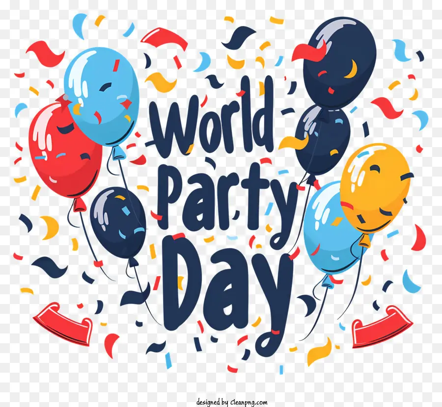 العالم اليوم الحزب，البالونات PNG