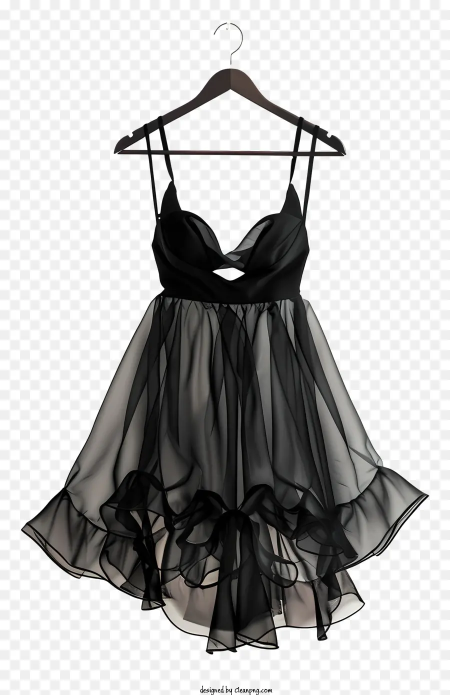 فستان أسود，فستان شفاف PNG