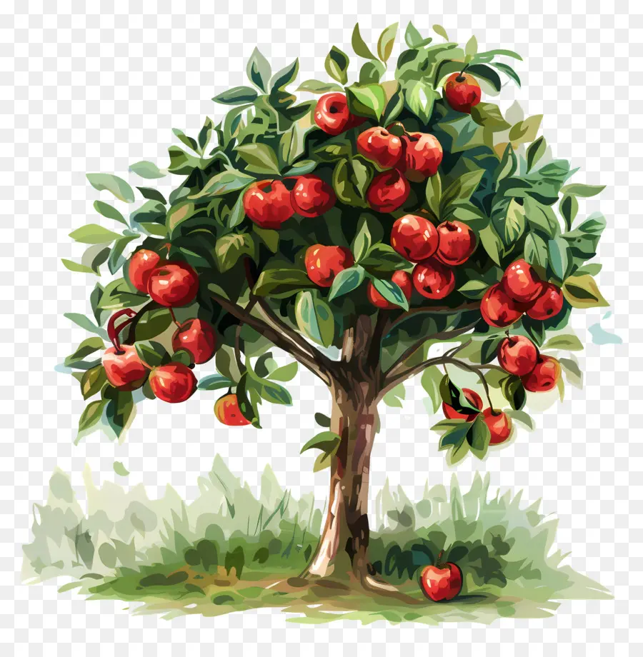 بستان，شجرة التفاح PNG
