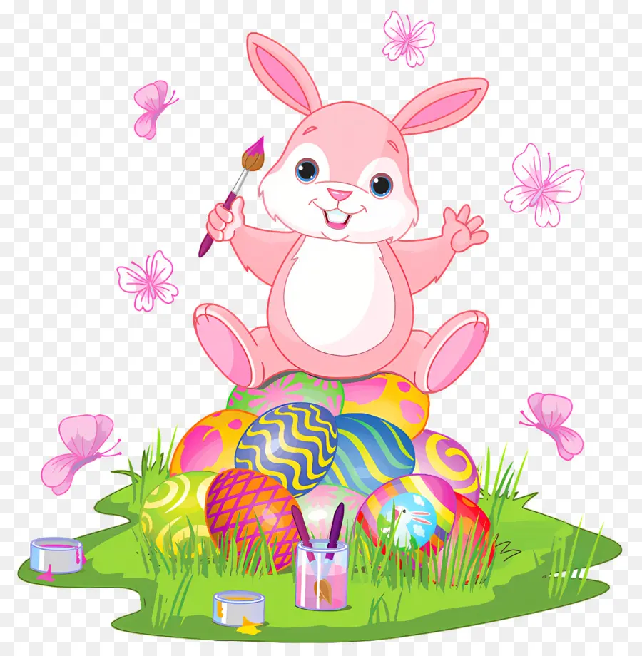 عيد الفصح الأرنب，بيض عيد الفصح PNG