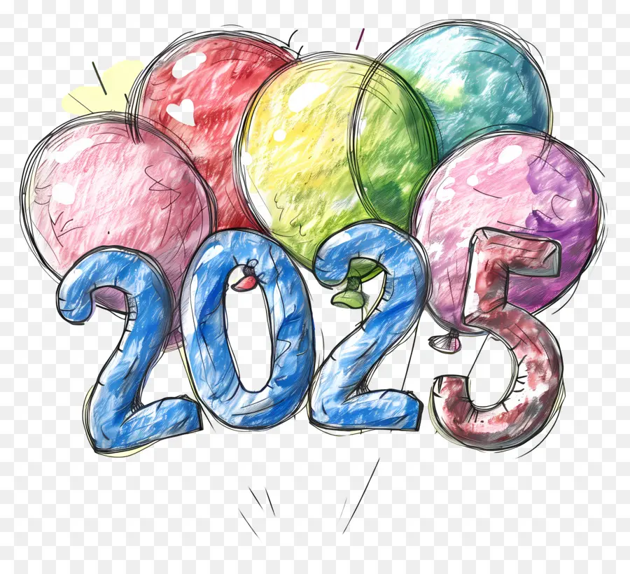 العام الجديد 2024，العام PNG