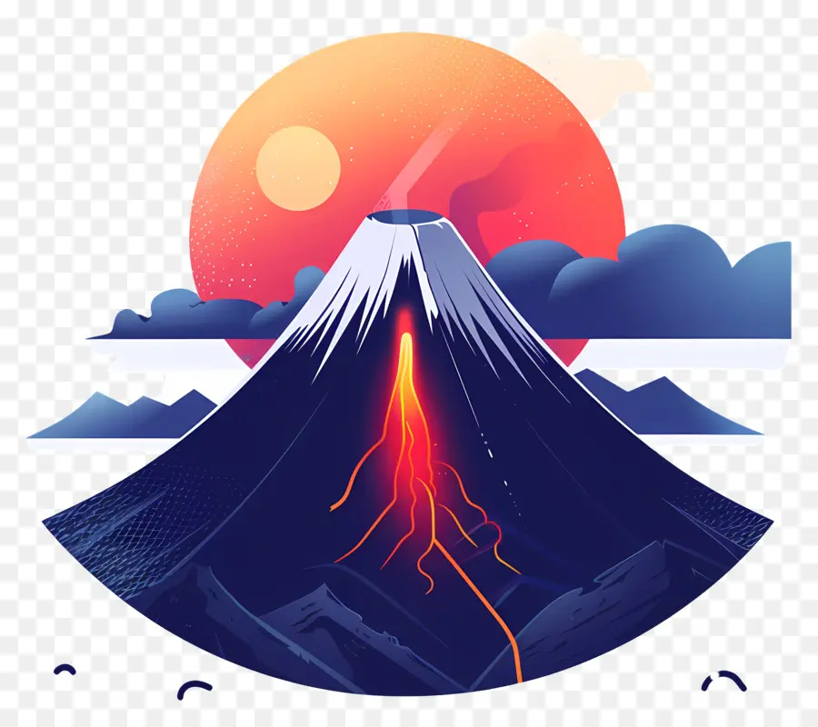بركان，الحمم PNG