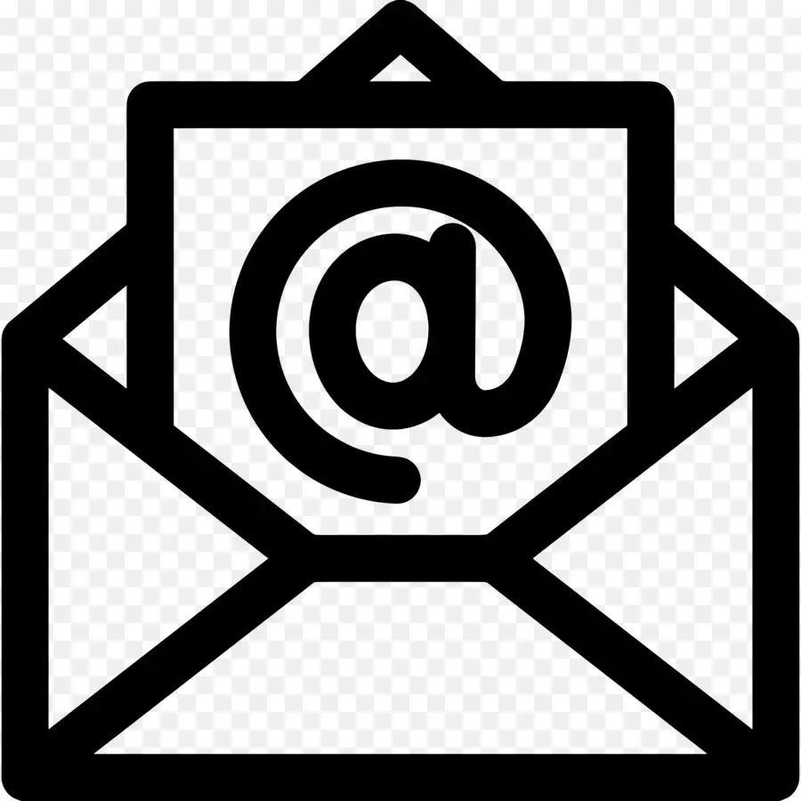 رمز البريد الإلكتروني，خلفية داكنة PNG