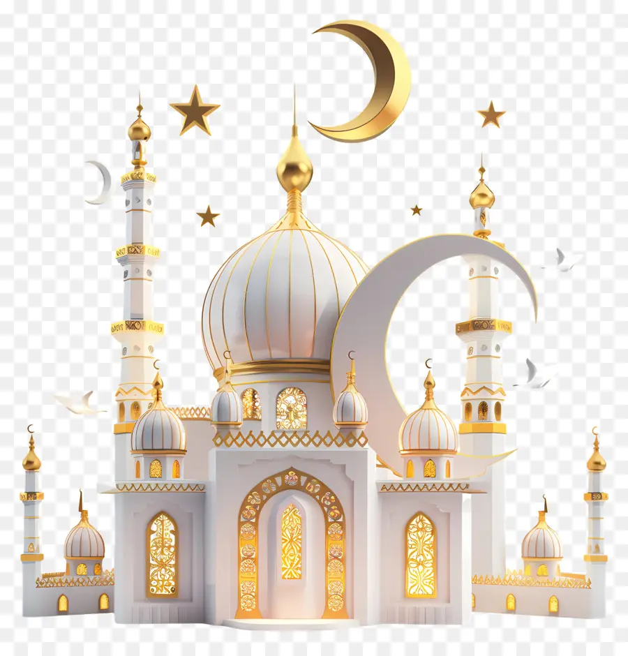 عيد الثقافية بالاضافة الى，المسجد الإسلامي التقليدي PNG