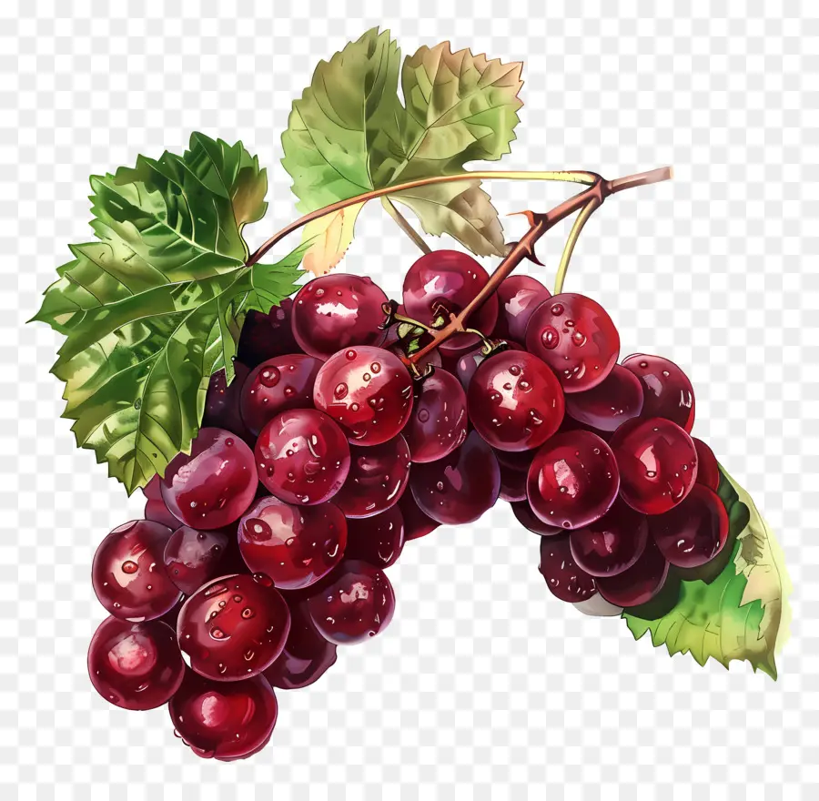 العنب الأحمر，اللوحة PNG
