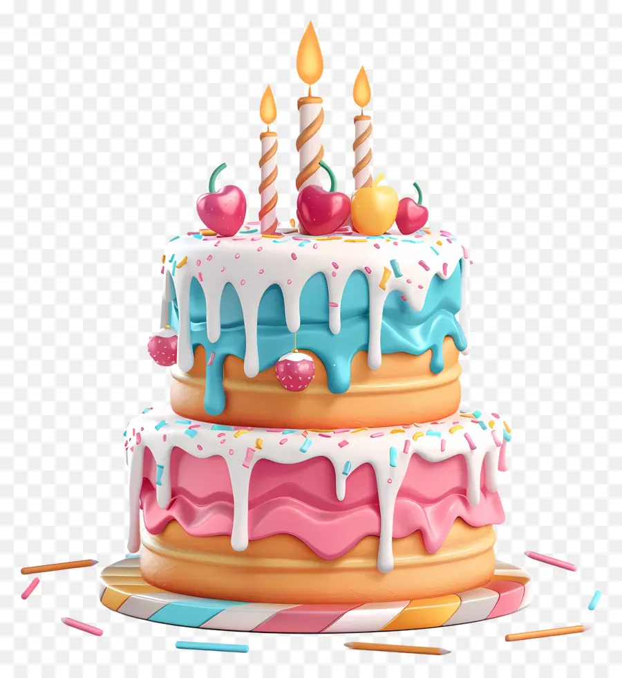 أتمنى عيد ميلاد，كعكة عيد ميلاد PNG