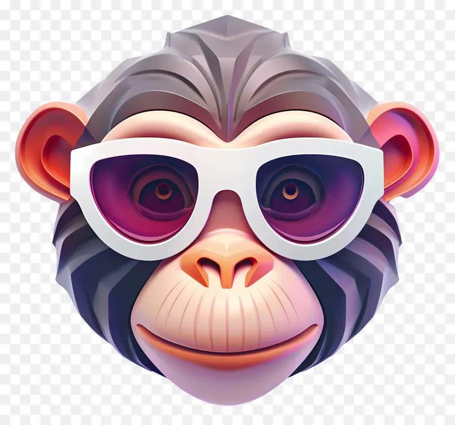 مذهلة رمز，القرد PNG