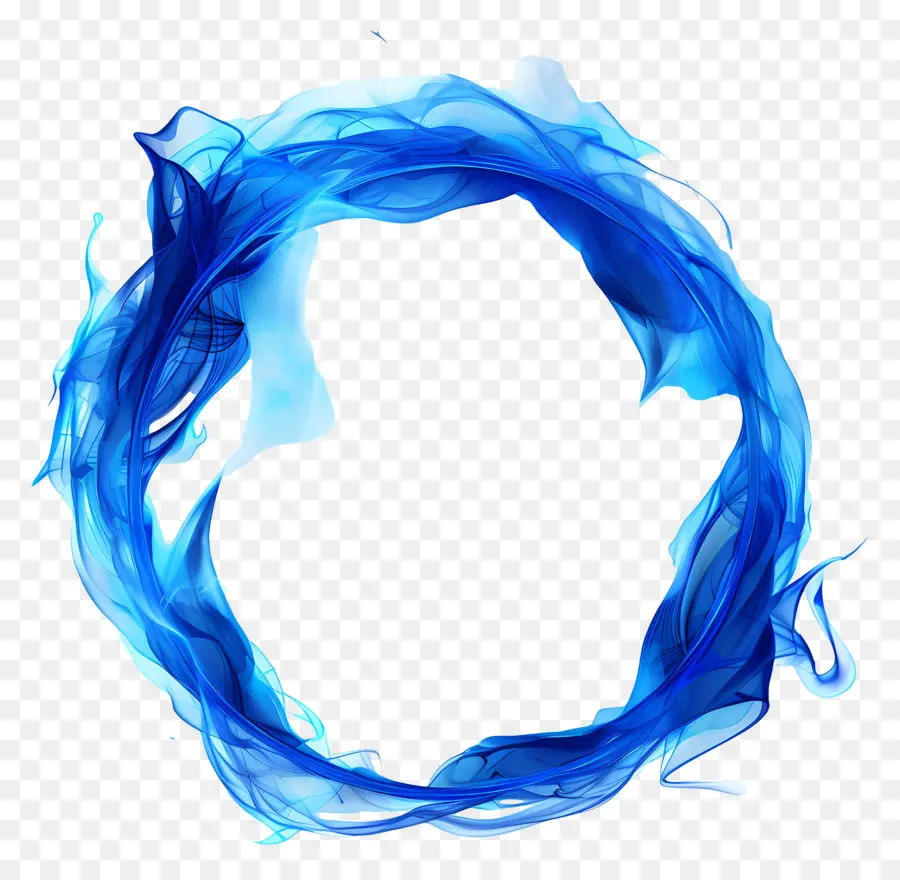 دائرة اللهب الأزرق，الرطب PNG