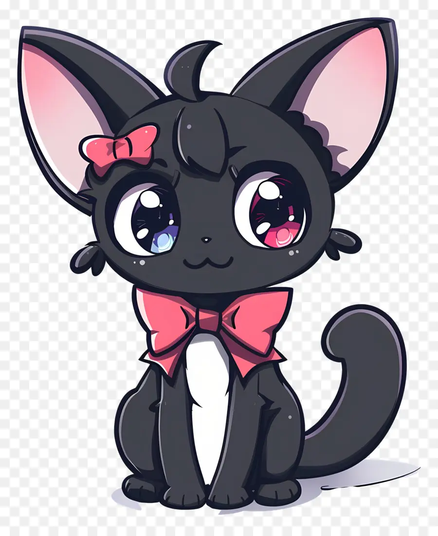 Kuromi，القطة السوداء PNG