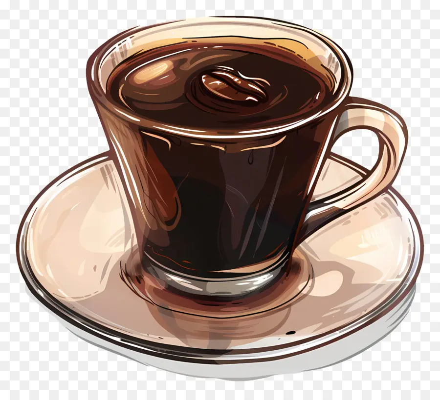 القهوة السوداء，القهوة PNG