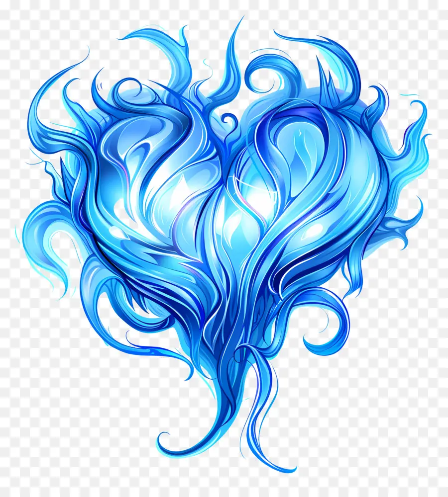 شعلة القلب，رمز رومانسي PNG
