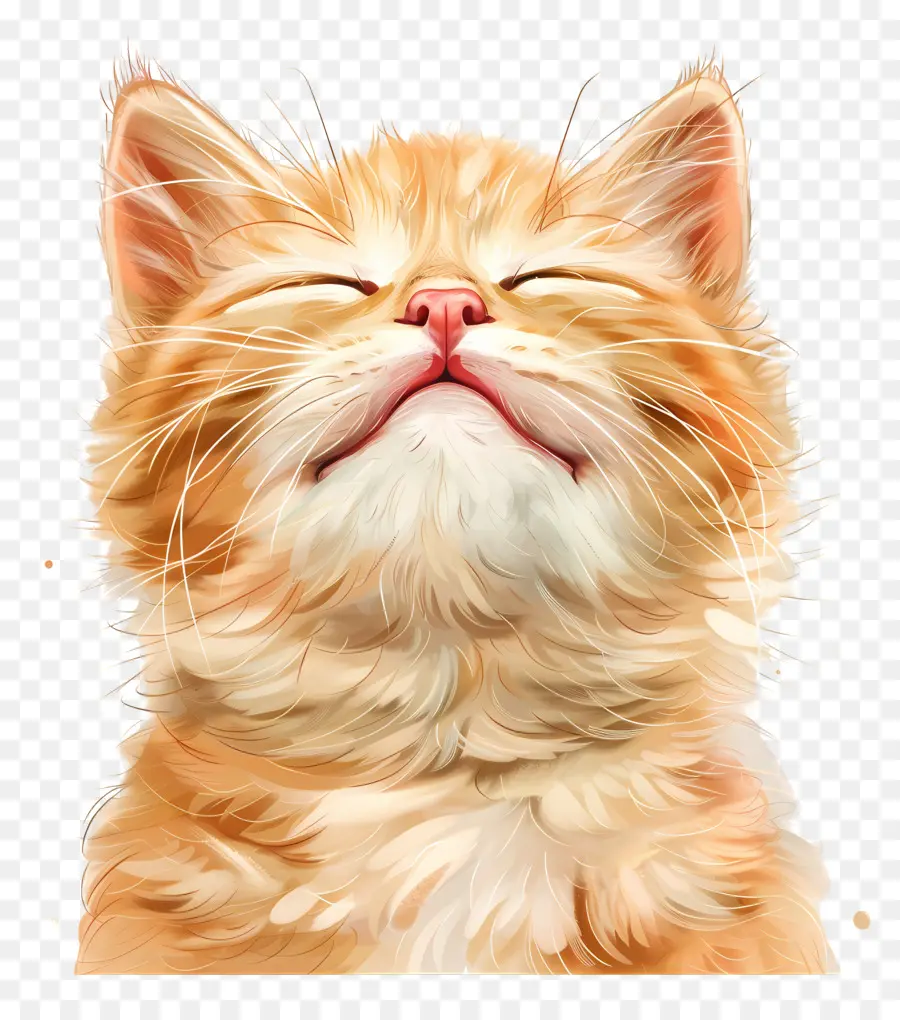 القط，القط البرتقالي PNG