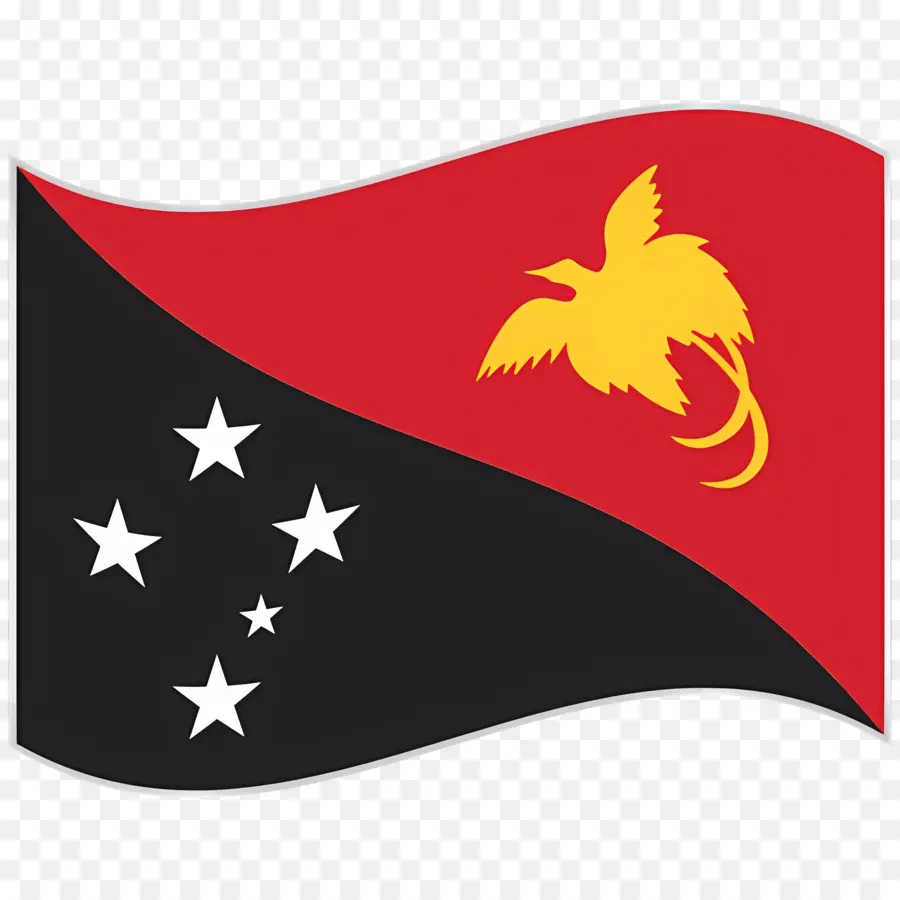 علم بابوا غينيا الجديدة，وطني PNG