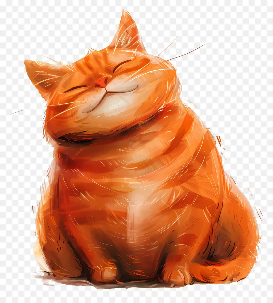 هاه القط，القط البرتقالي PNG