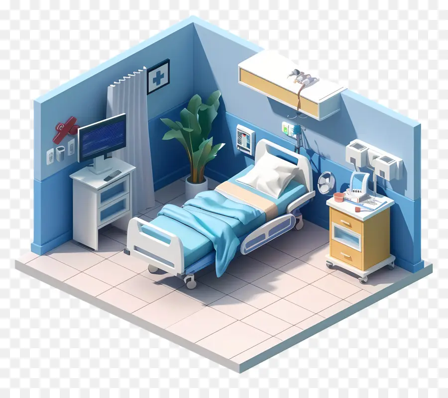غرفة مريضة，غرفة المستشفى PNG