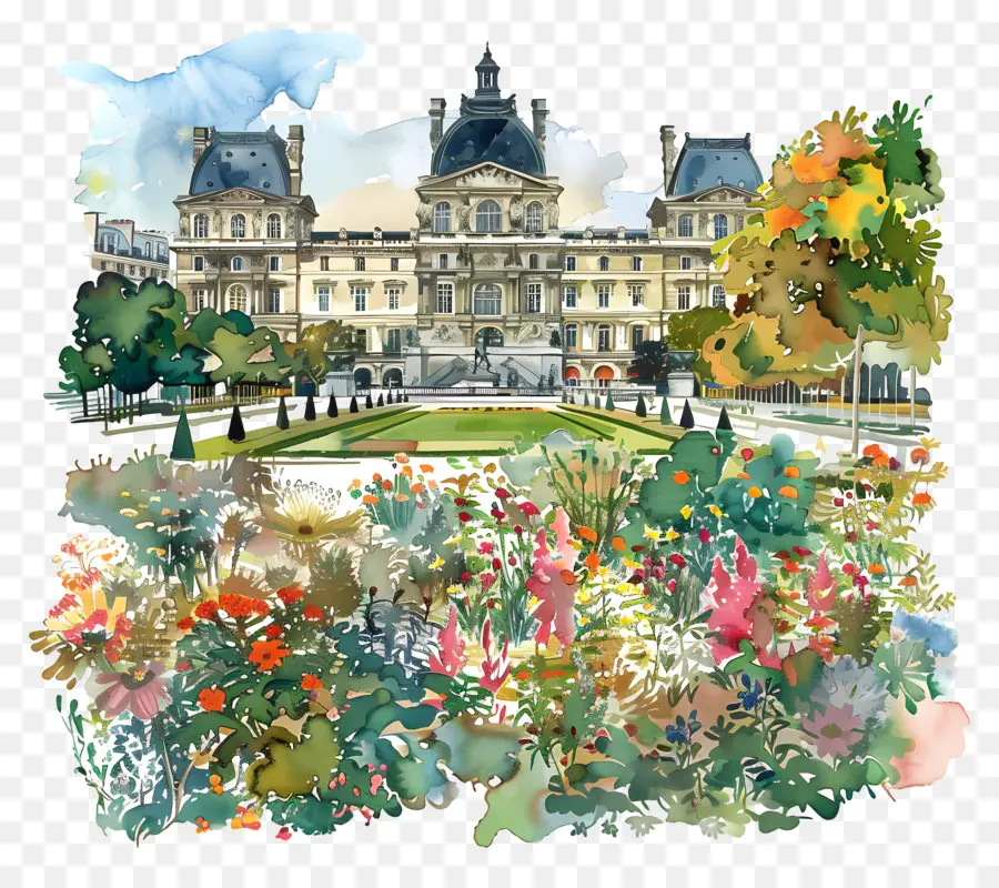 حدائق Tuileries，العمارة PNG
